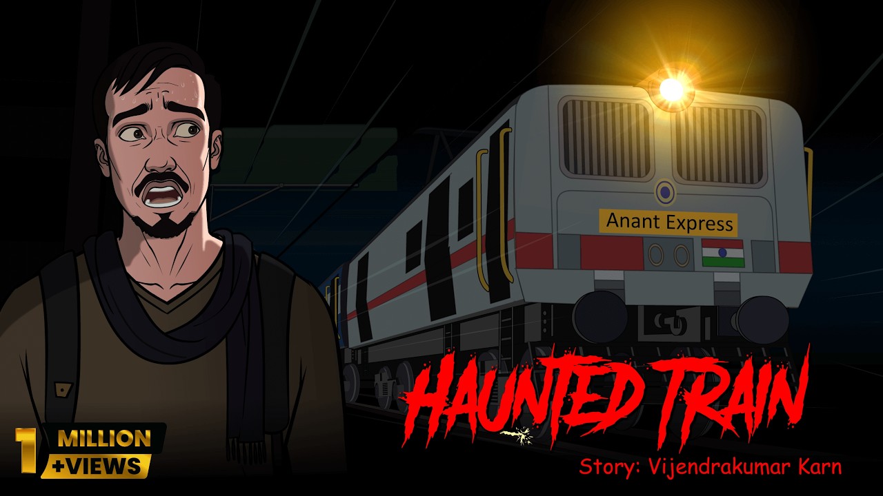 भूतिया ट्रेन | Haunted Train | Real Horror Story (Hindi) | Scarry Skull