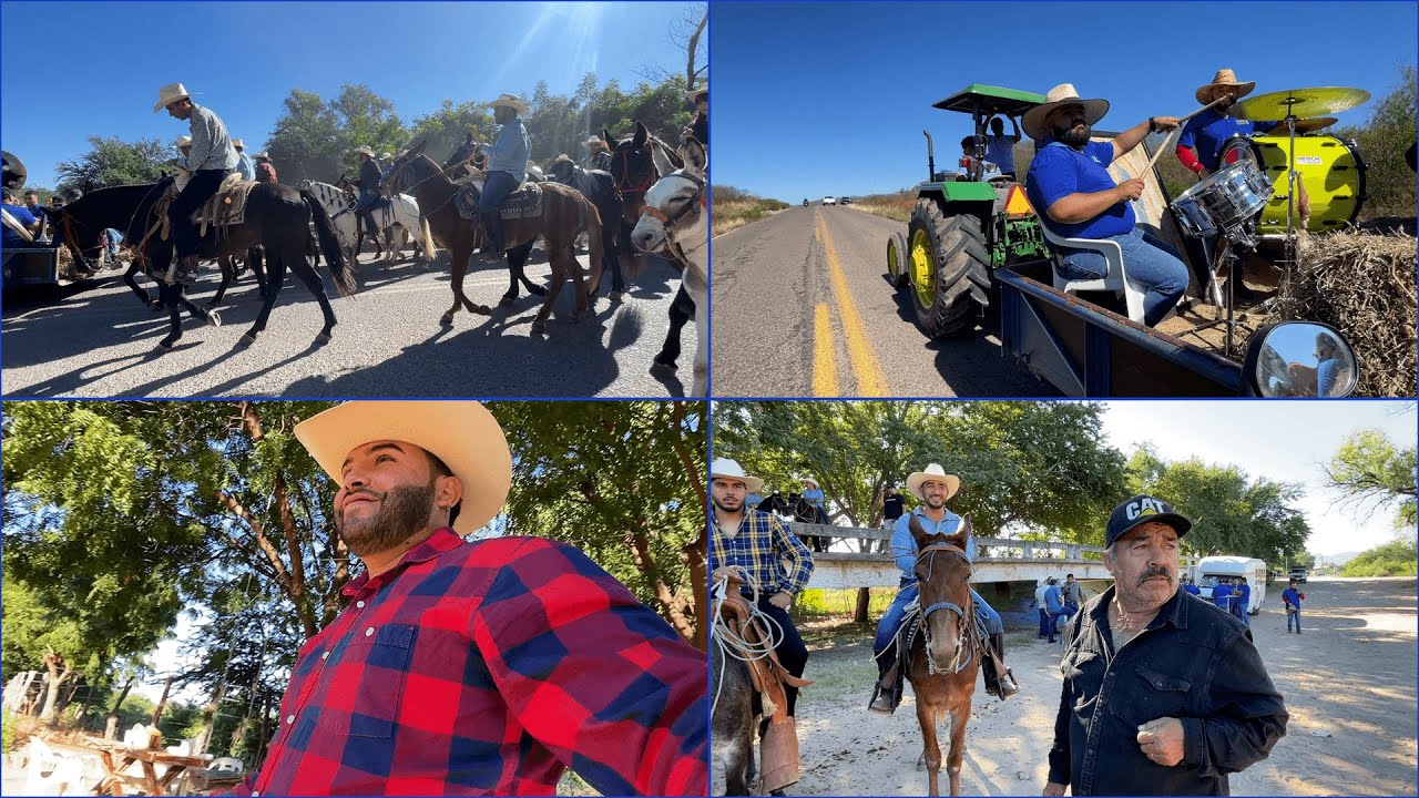 ASI SE PUSO LA CABALGATA🤠🐎 TRADICIONAL DE MI RANCHO POR EL DIA DE LA VIRGEN 🤠🐎