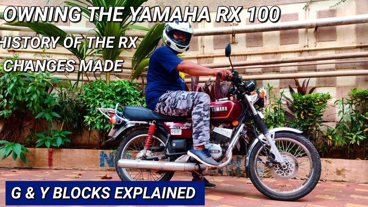 Обзор Yamaha RX 100, история RX 100, разница между блоками G и Y