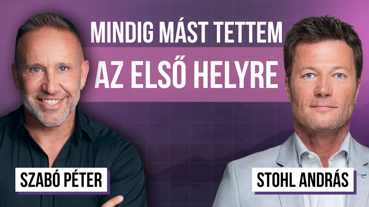 Mindig mást tettem az első helyre - Stohl András és Szabó Péter beszélgetése