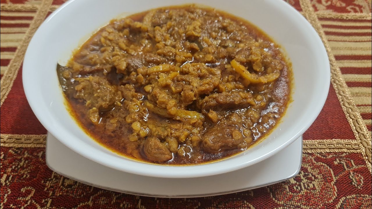 Lamb meat with Lentil curry || Lamb meat with Lentil recipe.
