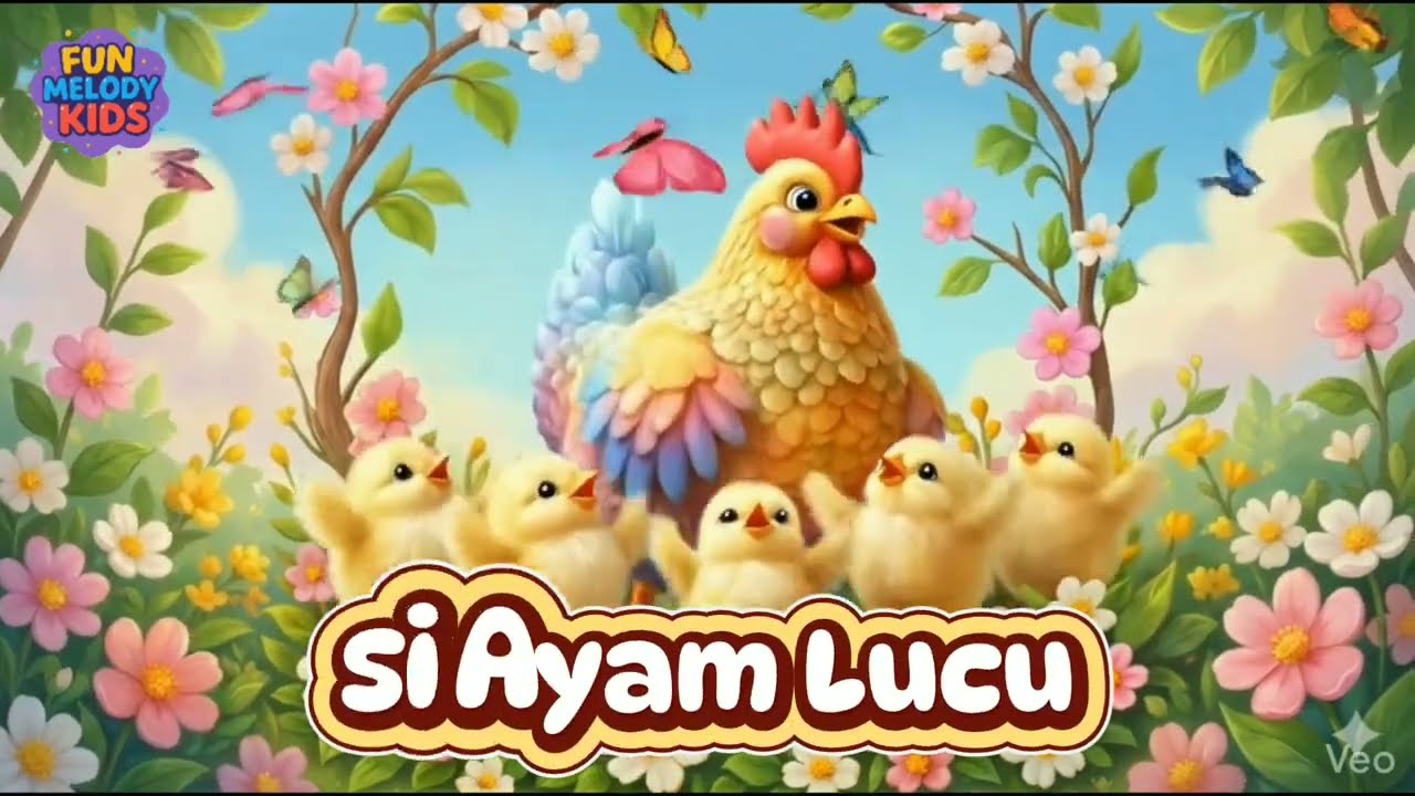 Si Ayam Lucu 🐔 | Lagu Anak Ceria & Menggemaskan