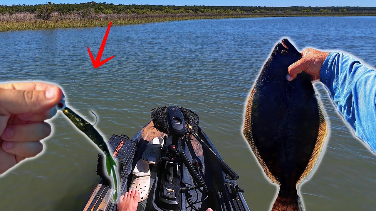 Fishing The MARSH For One Of The TASTIEST Inshore Fish Species! - [Flounder Fishing]