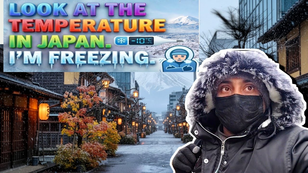 This is Japan right now… freezing cold! ❄️🇯🇵| japan winter 
