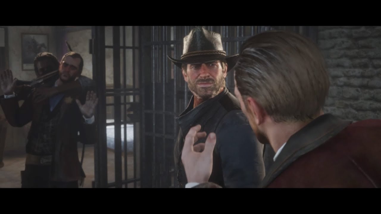 Charles & Dutch Break Arthur Out of Jail Red Dead Redemption 2
