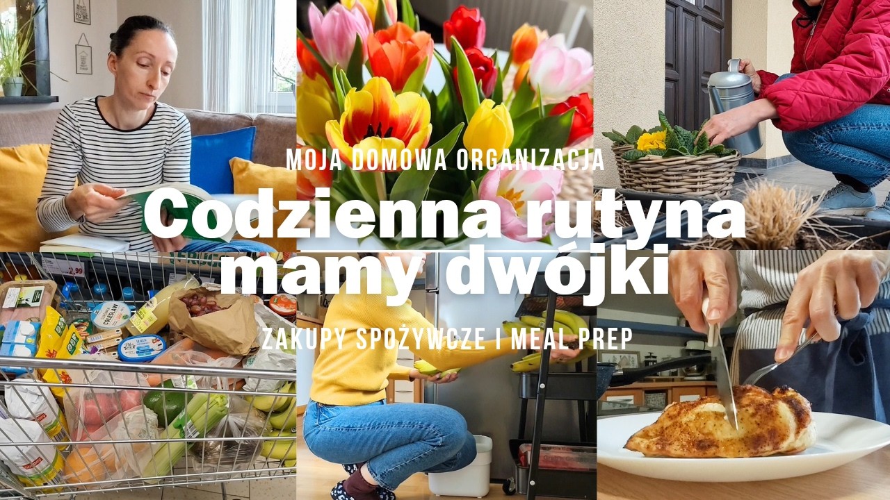 Codzienna rutyna mamy dw&oacute;jki | Szybki i pyszny obiad z air fryer | VLOG