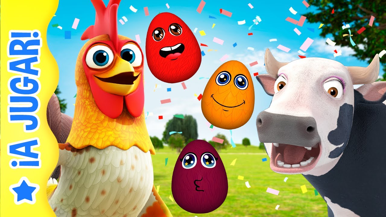 JUGAMOS Con BARTOLITO Y LA VACA LOLA a Aprender con Los HUEVOS SORPRESA 🌈 A JUGAR 🥳