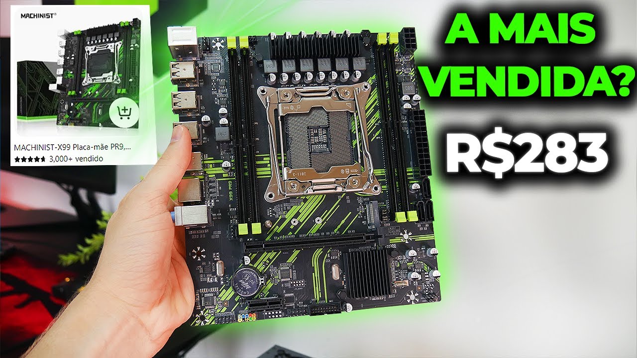 PLACA MÃE X99 PR9 PARA XEON, A MAIS VENDIDA NO ALIEXPRESS!? VALE A PENA POR R$280?