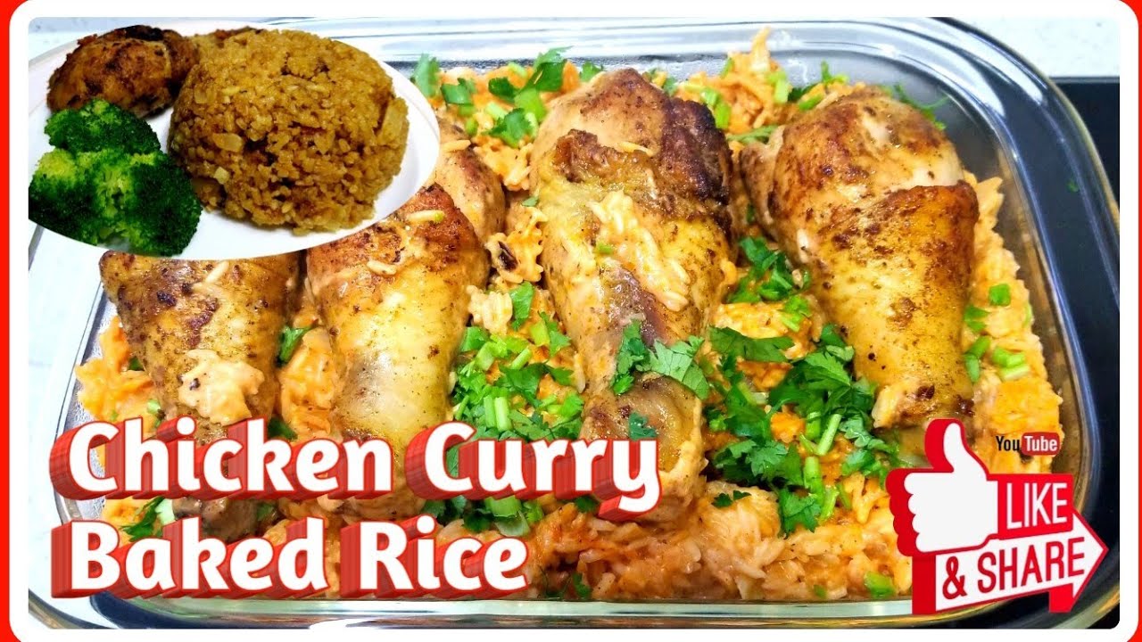Chicken Curry Baked Rice