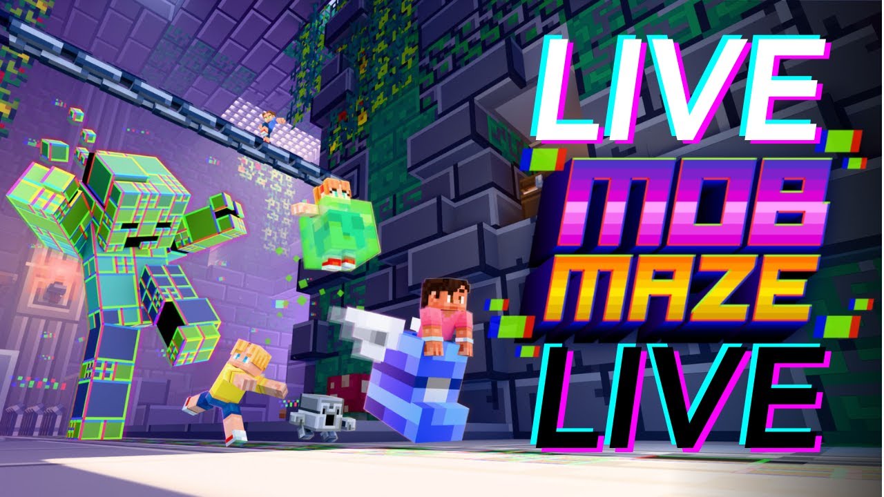 Minecraft Mob Maze 🧟 NEW Server Testing and Playing