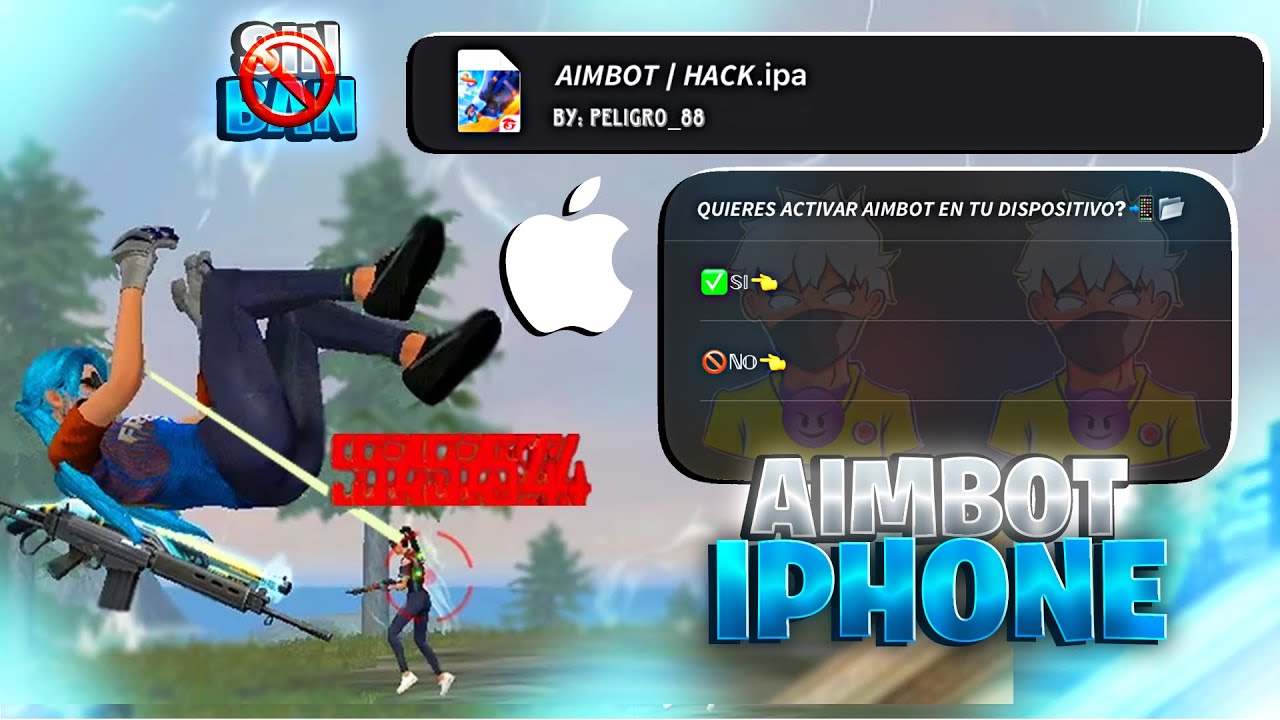 AIMBOT PARA IPHONE / HACK PARA IPHONE/ FREE FIRE 2025✅