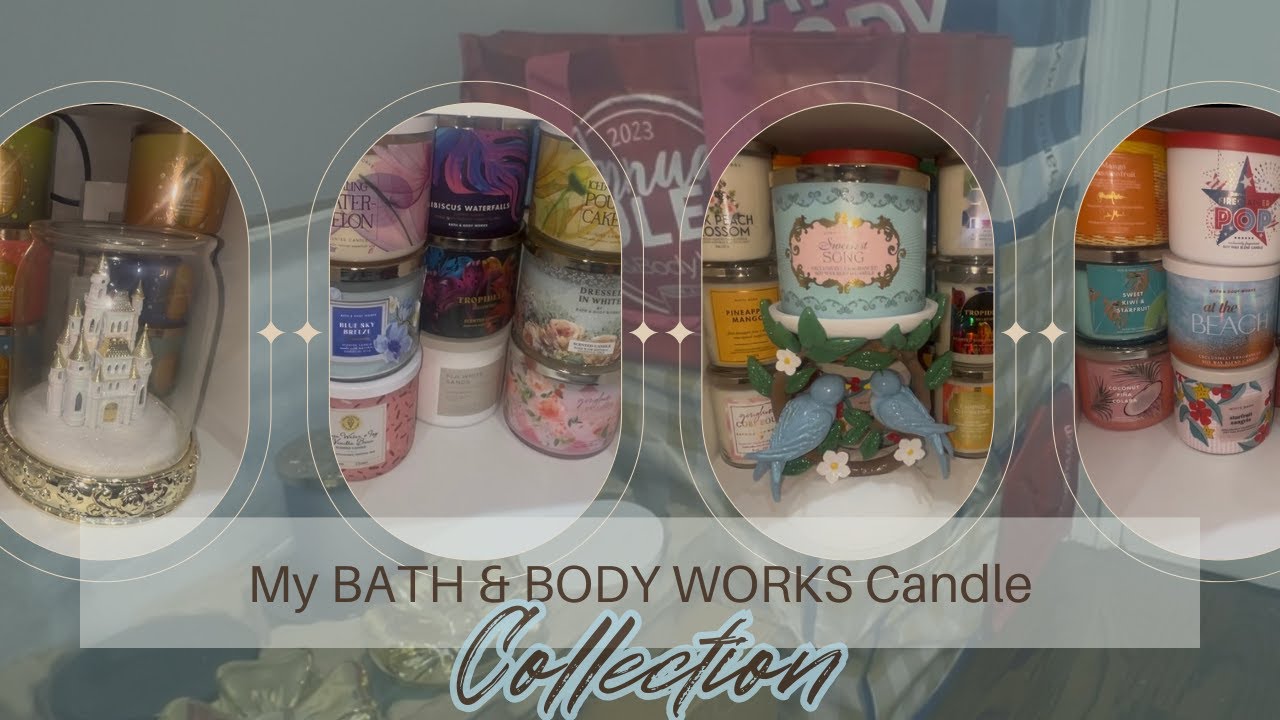 ✨MY ENTIRE Bath and body works candle collection | UNORGANIZED 🕯️