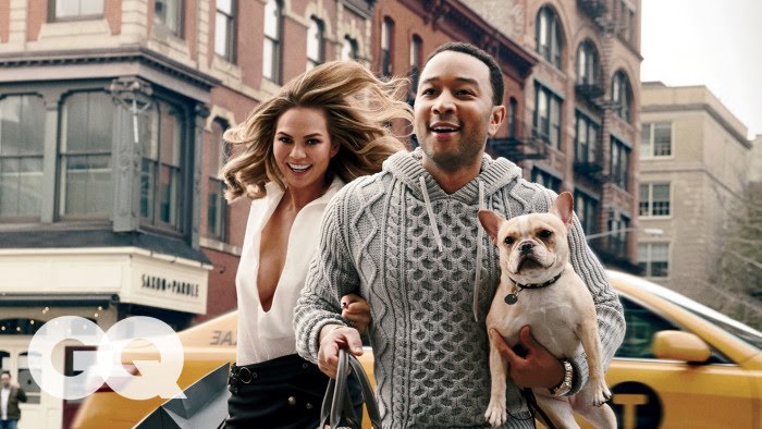 John Legend & Chrissy Teigen on Cat Videos, Spooning, & P.D.A. - GQ