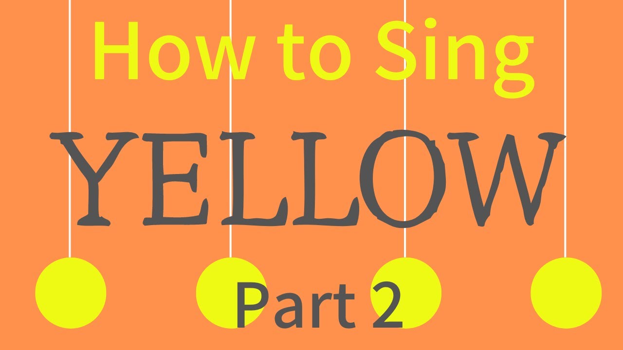 【Tutorial】Yellow - Part 2, Japanese, Romanized lyrics, Tutorial, Japanese 101, karaoke, Yoh Kamiyama