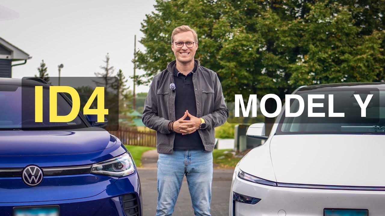 2025 Model Y Juniper vs VW ID.4 — Кто Лучший Электрический Кроссовер?