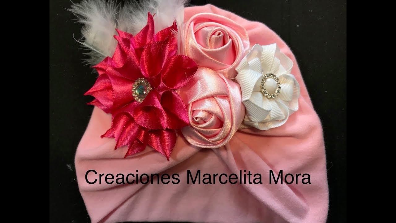 DIY-Como Hacer un Turbante para Bebe/ PASO A PASO/ How to make Hat Turbant for Baby Girl