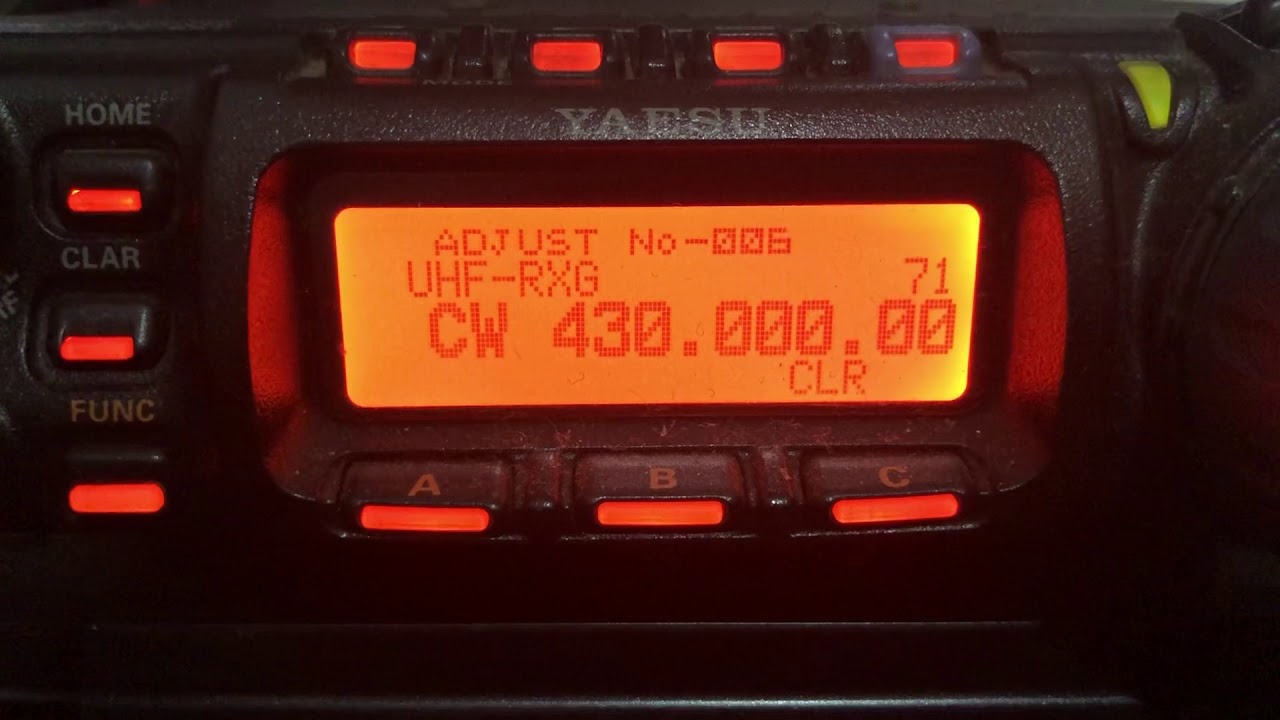 LU1COP - Hidden menu FT857