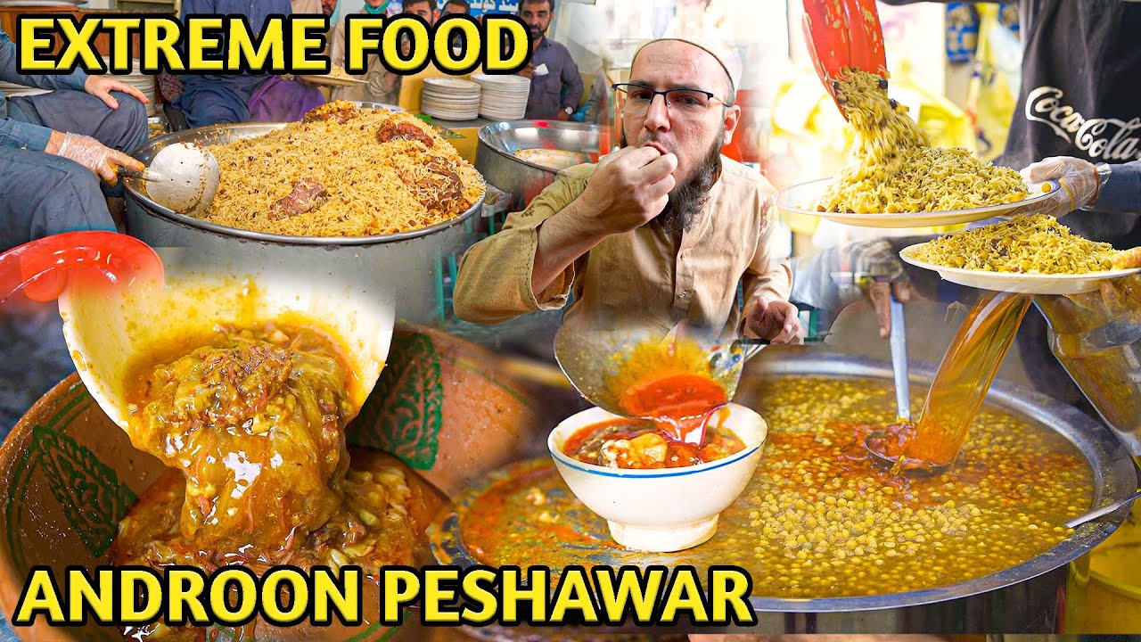 Street Food Since 200 Years | Nikka Panchy | Beef Pulao, Paye, Halwa Purri | Androon Peshawar
