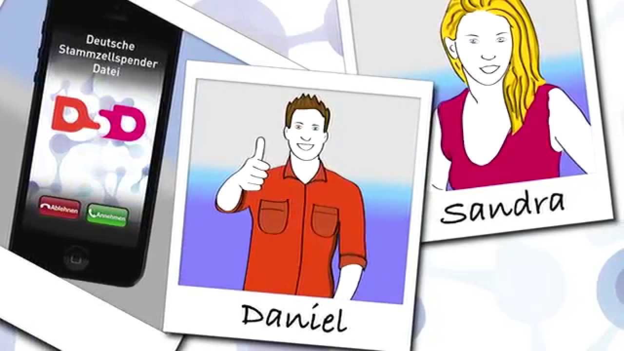 KEINE ANGST vor der Stammzellspende/Knochenmarkspende - DSD / Deutsche Stammzellspenderdatei