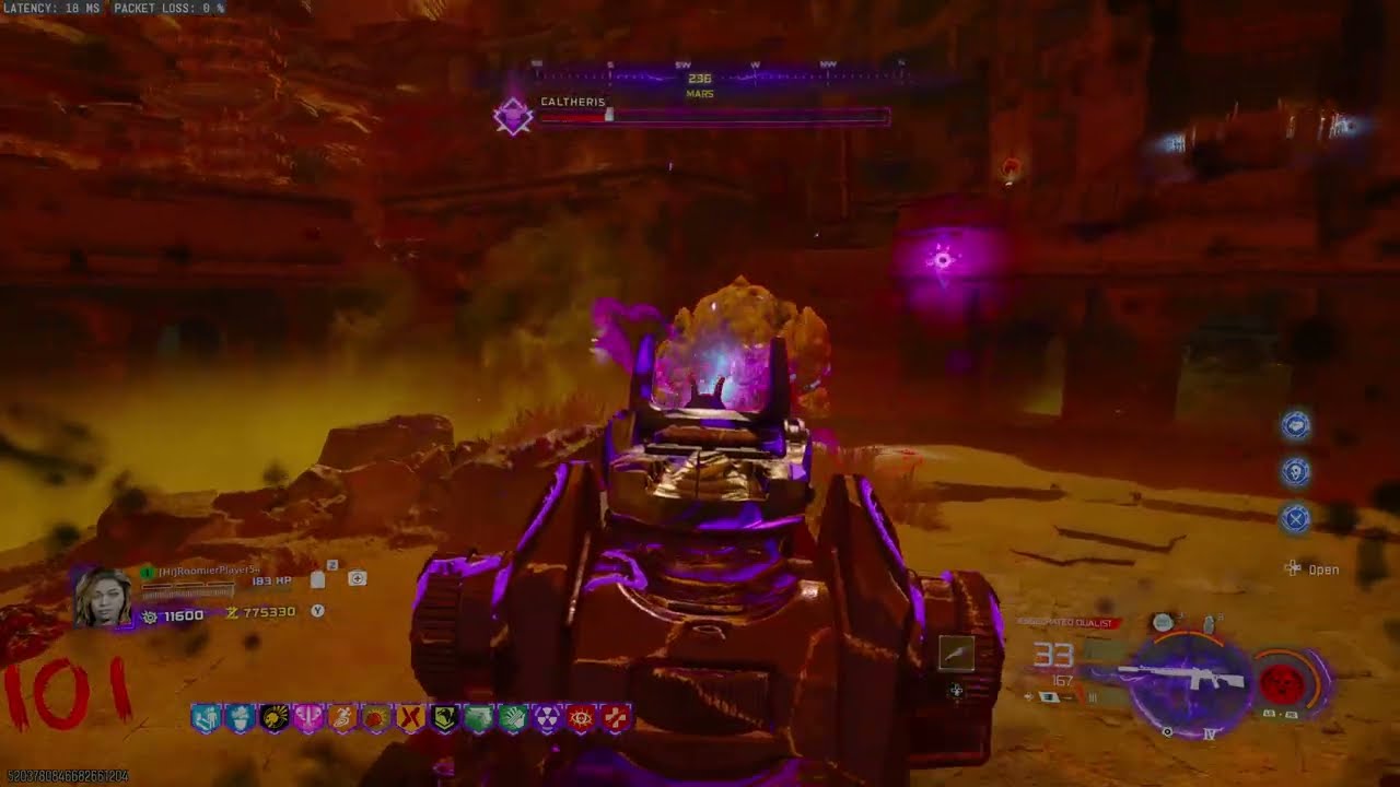 Caltheris Round 100+ Boss Fight, Tier 3 Cursed Solo | BO7 Zombies