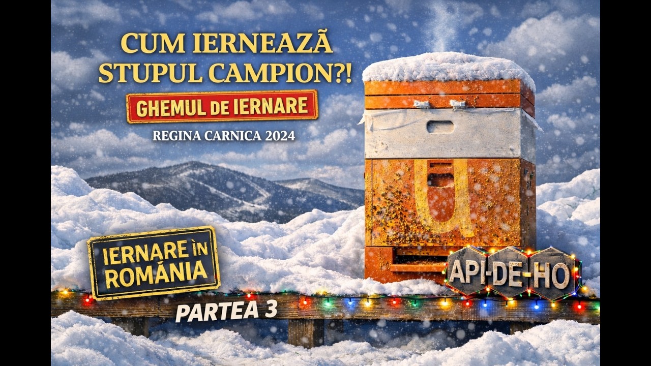 ep.3/3 IERNARE IN ROMÂNIA - GHEMUL DE IERNARE - CARNICA PE 12 RAME - STUPUL CAMPION