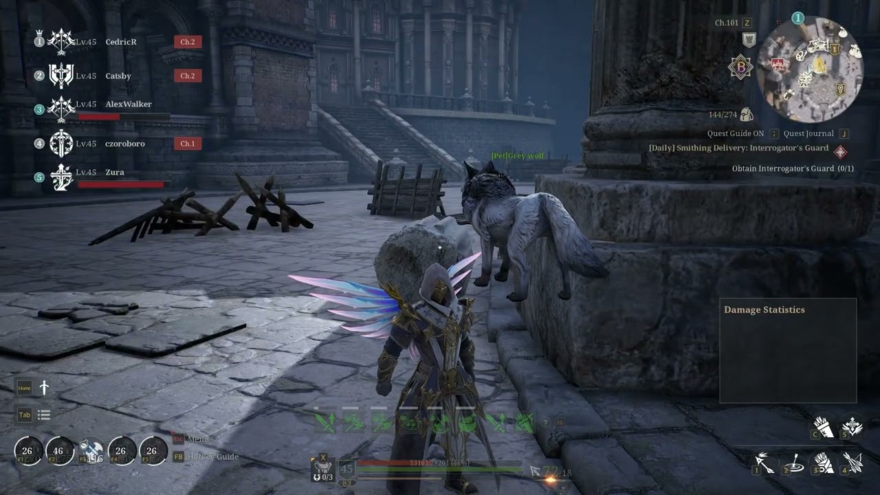 Bless Unleashed Wolf Ranger Crude+Bloodbath Lair Dims Speed Runs