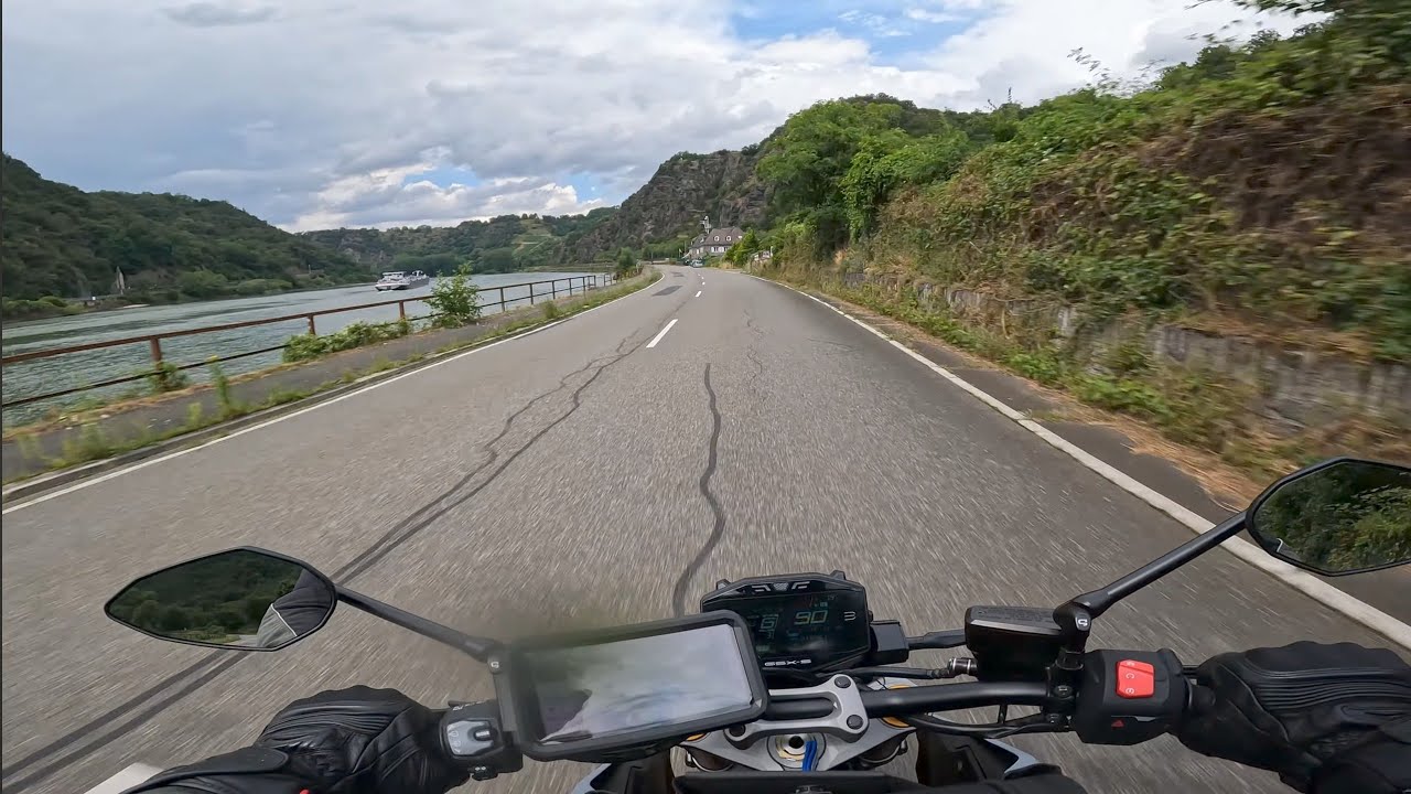 Motorradtour 2024 Miltenberg - Koblenz Rhein entlang # Suzuki GSX-S1000 # 4 K