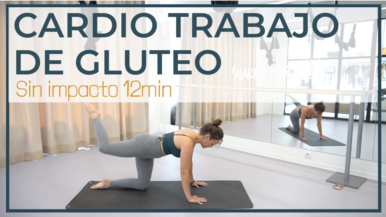 CARDIO SIN IMPACTO. Trabajo de Glúteo [12 minutos]
