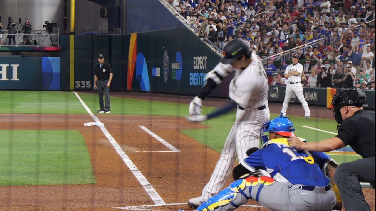 2026WBC準々決勝 大谷翔平先頭打者ホームラン