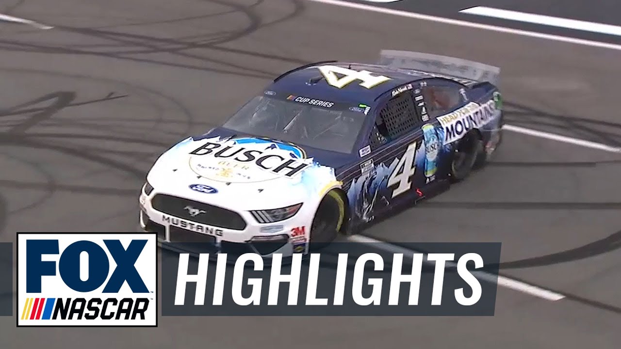 FINAL LAPS: Harvick holds off challenge from Hamlin for 1st win at Pocono | NASCAR ON FOX HIGHLIGHTS