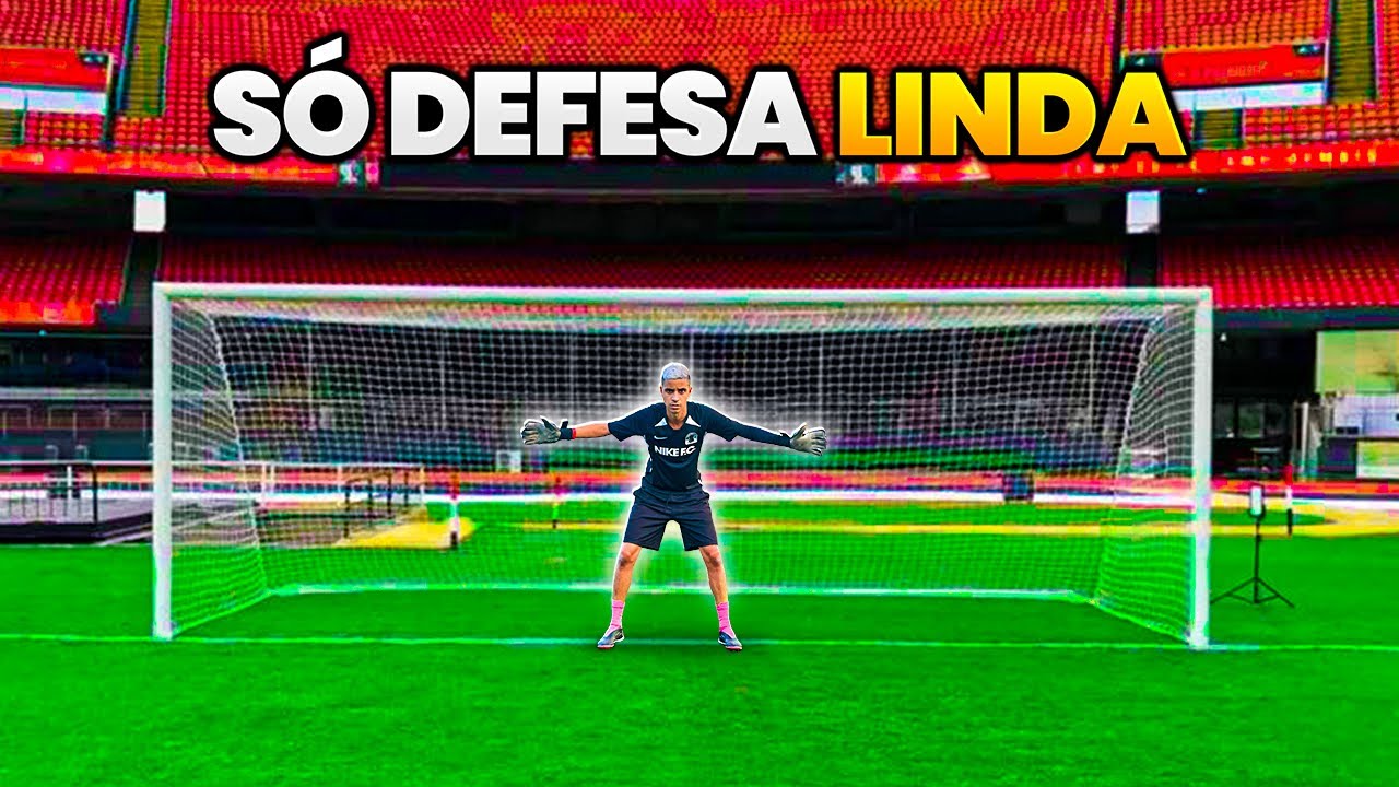 FUI GOLEIRO NO GOL PROFISSIONAL E CATEI DEMAIS!