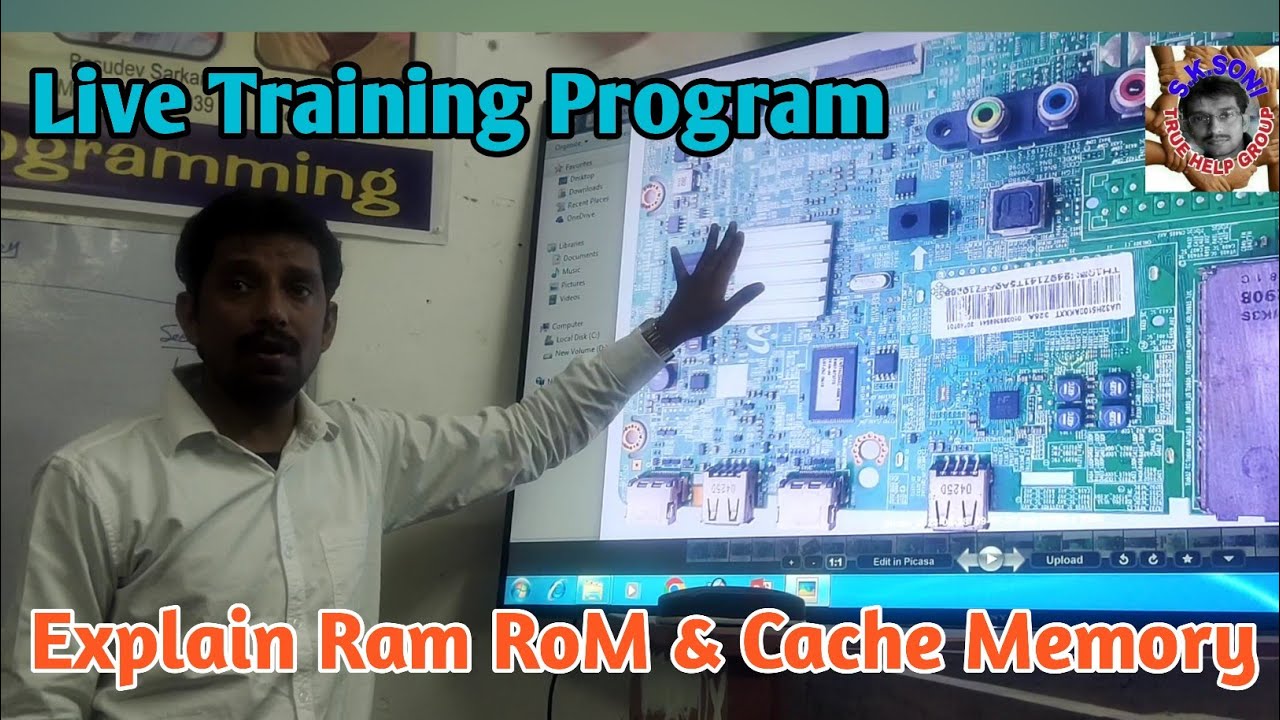 Memory ic Explain Ram, Rom & Cache Memory || LED TV Flash ic, NanFlash ic & EMMC ic Used Process