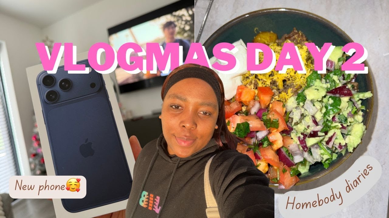 I GOT A NEW PHONE!! | Homebody diaries | Shopping | Cook w/me | Tryna be consistent! | VLOGMAS 