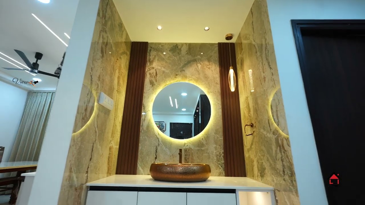 3 BHK Interior Tour | Aparna Sarovar Zicon Hyderabad | Interior by @luckyinteriors1618  