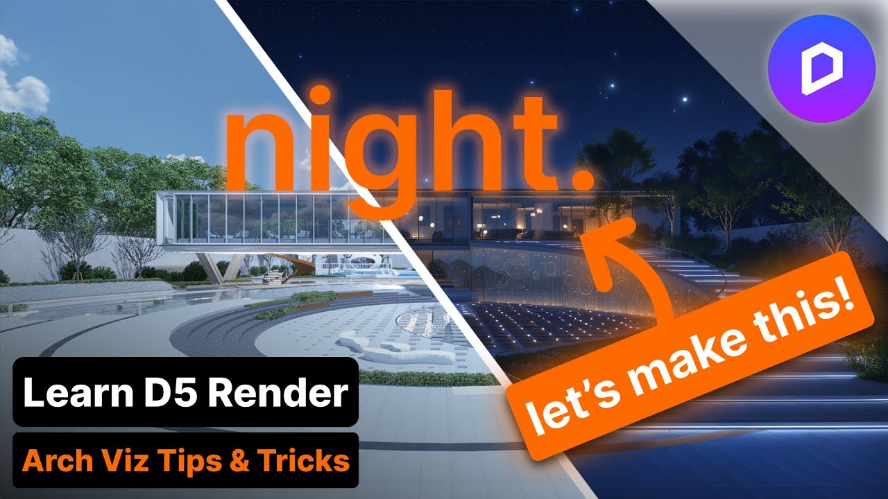 Night Renders Made Easy: D5 Render Guide