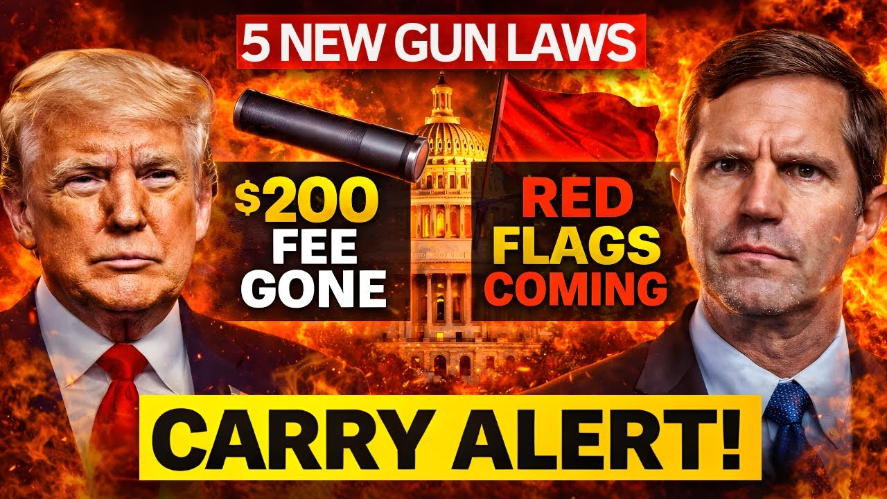 5 Gun Laws Changing January 2026 — $200 Fee GONE, Red Flags Coming (Concealed Carry Alert)