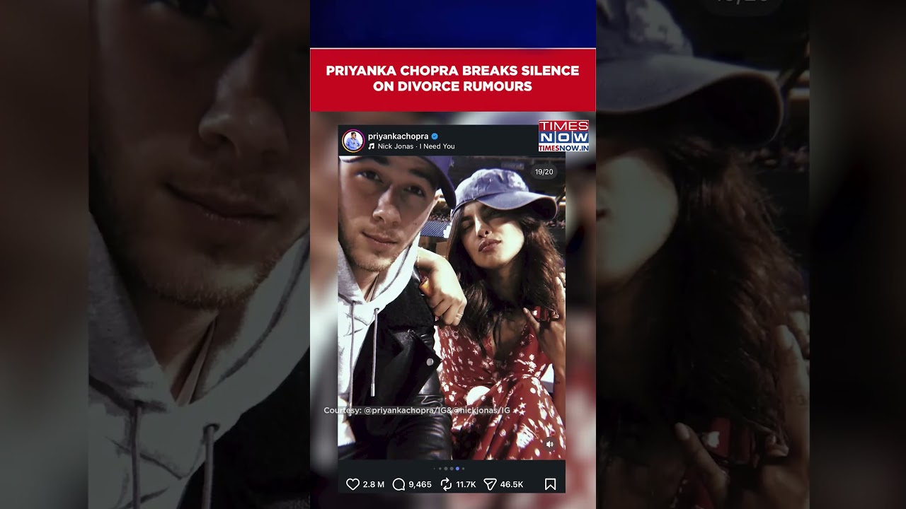 Priyanka Chopra Reacts To Divorce Rumours With Nick Jonas #shorts