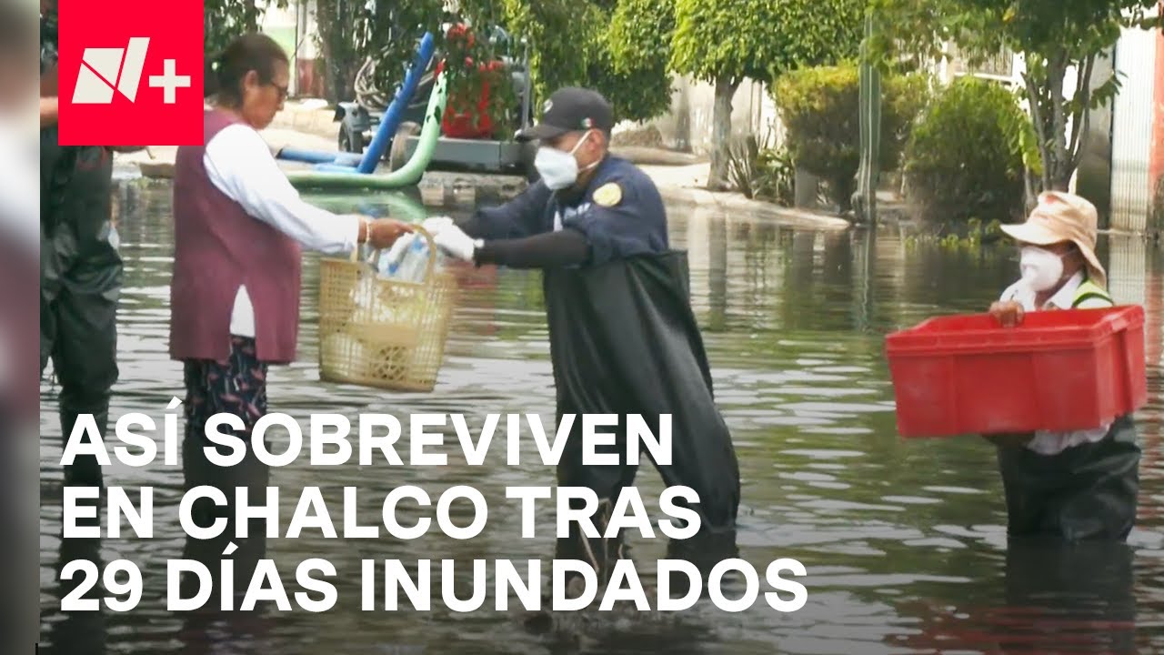 Chalco: Continúa la inundación después de 29 días y las lluvias no cesan - En Punto