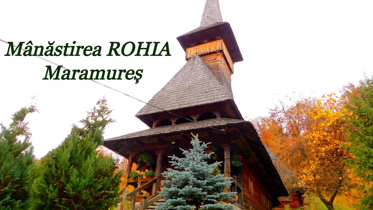 Maramures. Orasul Targu Lapus. Mânăstirea Rohia 1923. Maramureș. Octombrie 2022