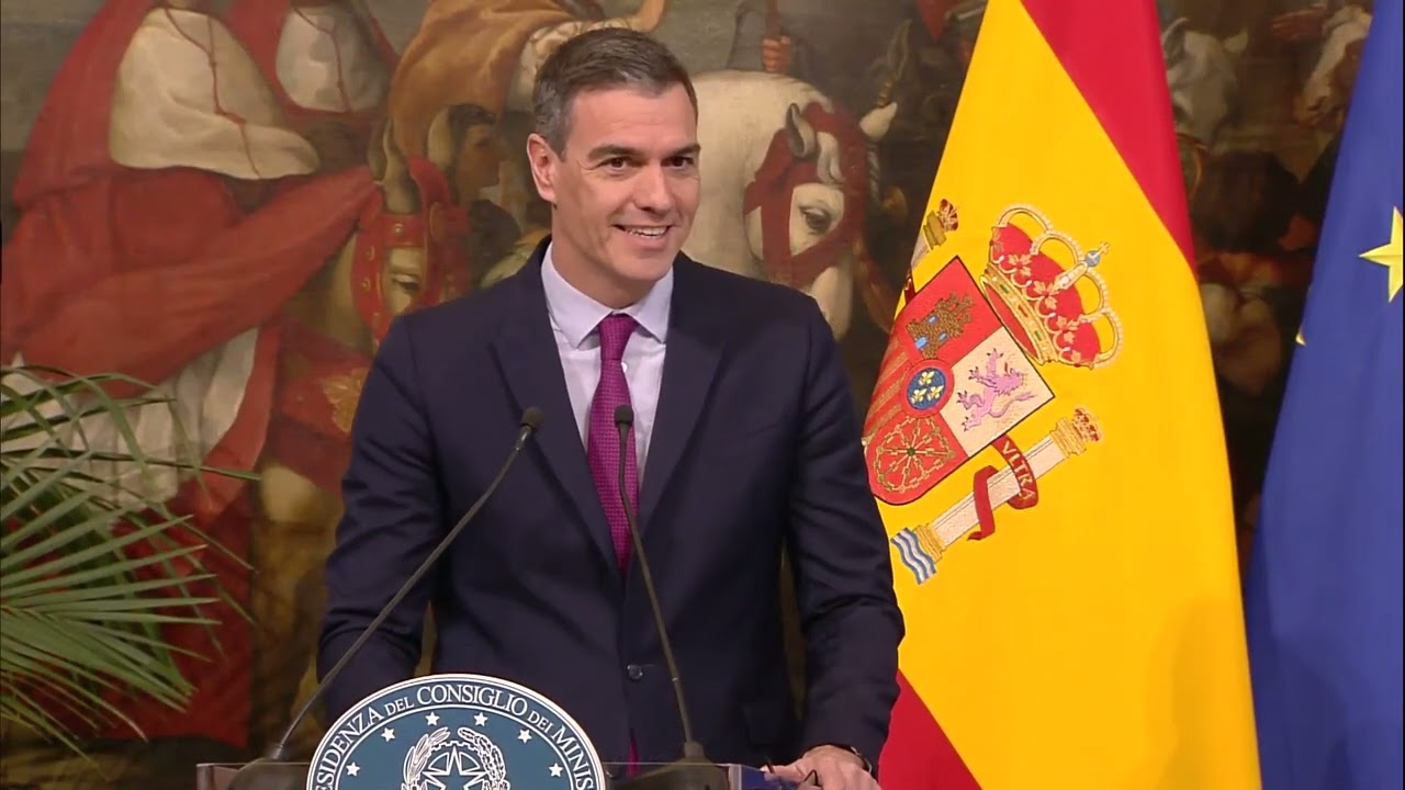 Dichiarazioni congiunte alla stampa con il Presidente del Governo di Spagna, Pedro Sánchez