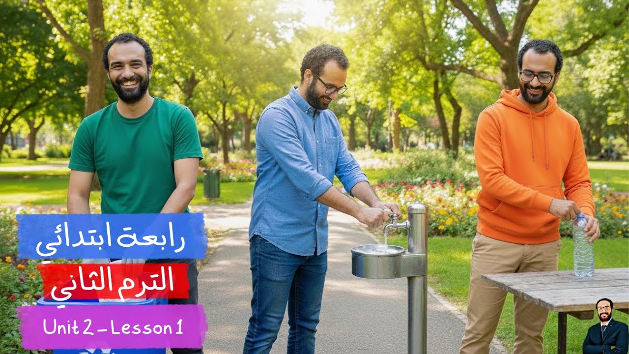 أبسط شرح للصف الرابع الابتدائي | الوحدة الثانية | الدرس 1 الاعتناء بالبيئة | إنجليزي | الترم الثاني