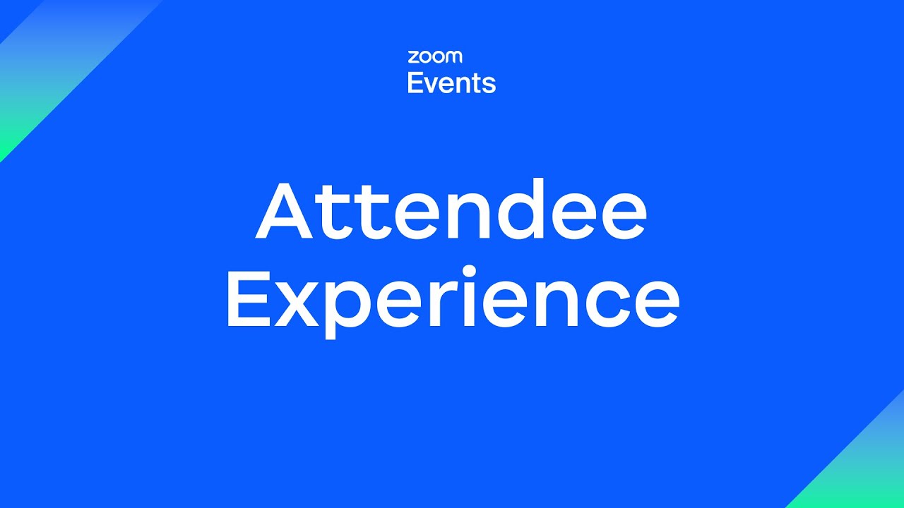 Attendee View