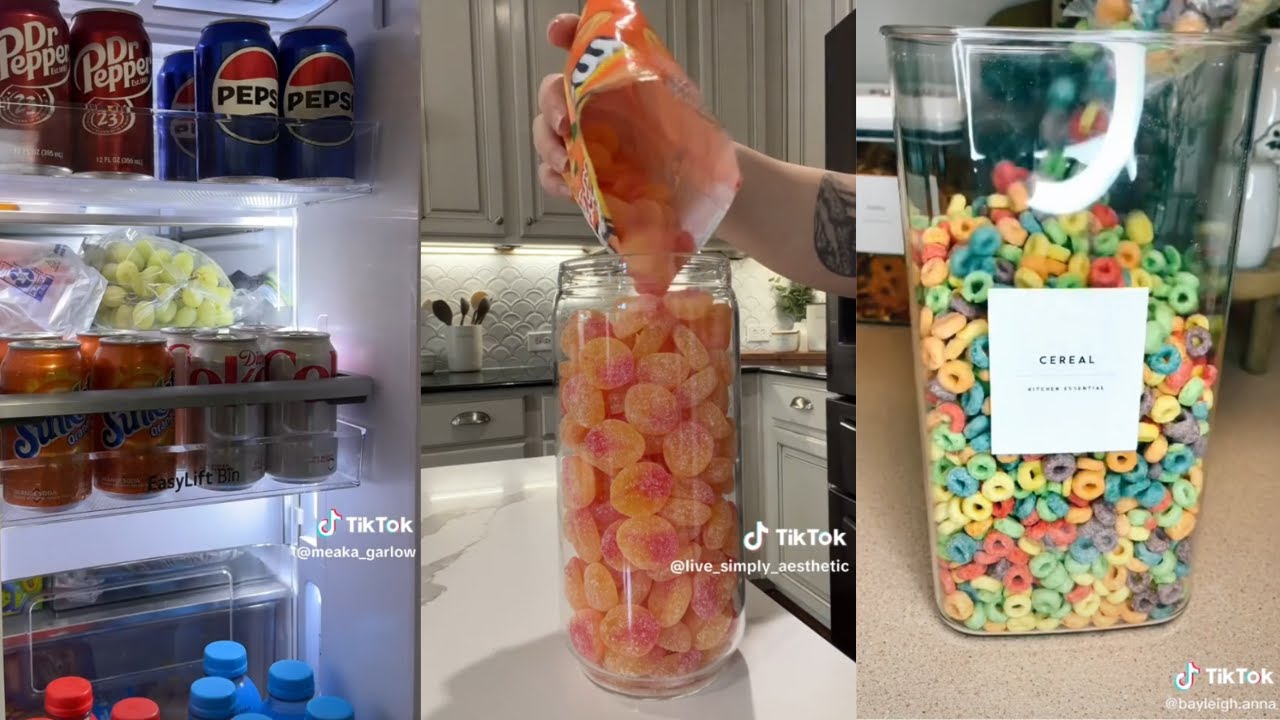 Satisfying Random Restock, Food restock, & Cleaning ASMR #477