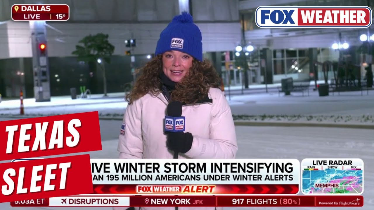Massive Winter Storm Intensifies, Spreading Dangerous Mix of Sleet, Snow And Ice Across America
