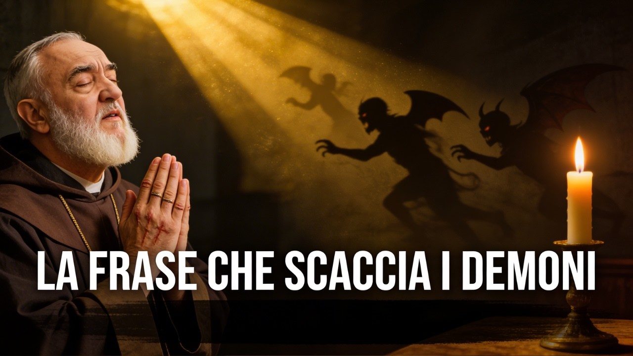 La Frase Segreta che Padre Pio Sussurrava Ogni Mattina — I Demoni NON Potevano Restare