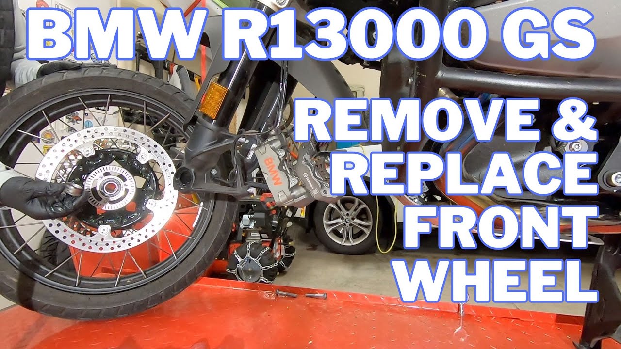 BMW R1300GS - Remove & Replace Front Wheel