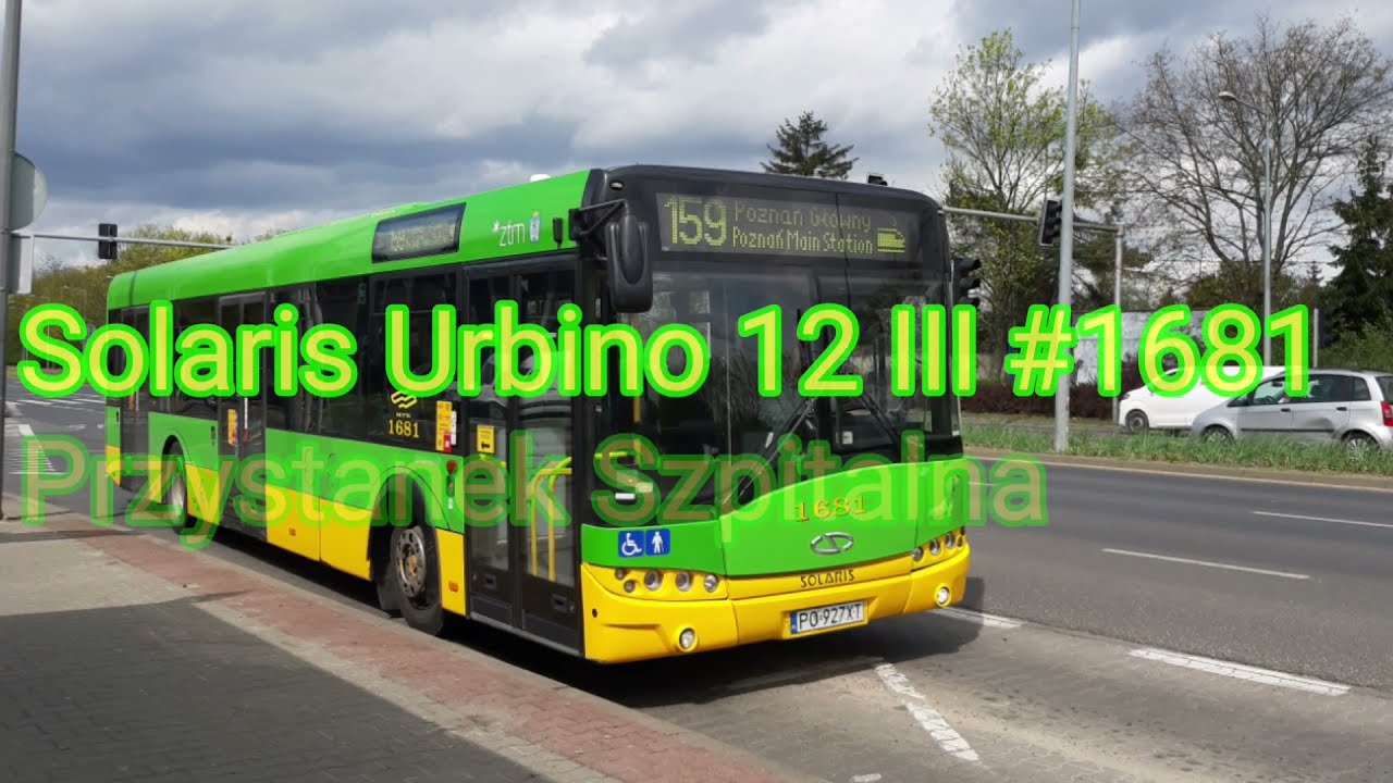 MPK Poznań - Linia 159 - Solaris Urbino 12 III 