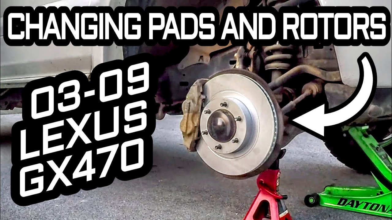 Brake Change Tutorial for 2003-2009 Lexus GX470 | Pads and Rotors