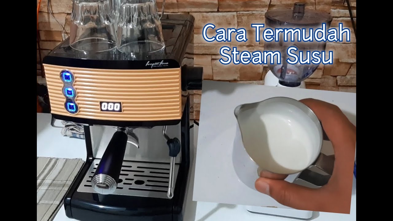 Cara Paling Mudah Steam Susu || Ferratti Ferro FCM3601 || Mesin Espresso di bawah 2jt - an