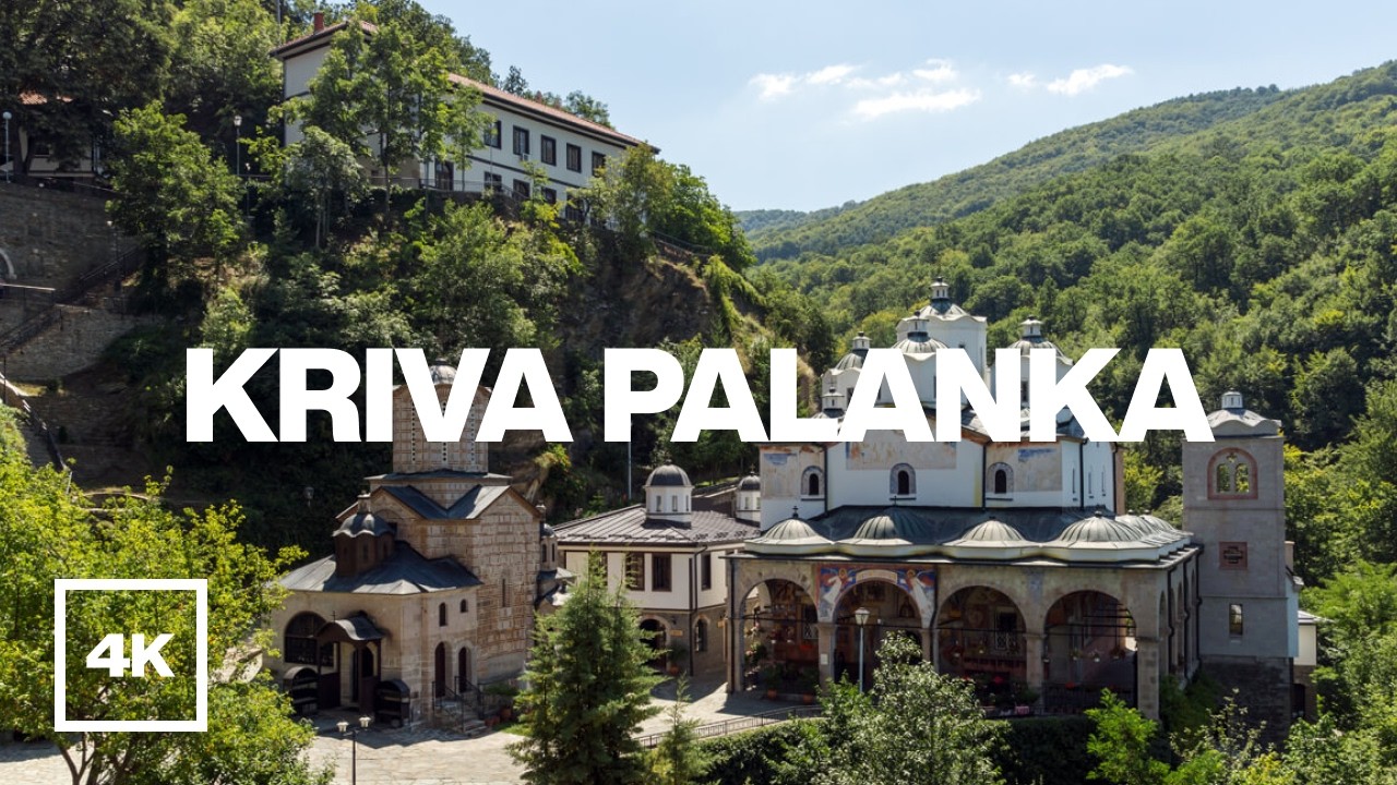 Kriva Palanka - St. Joachim Osogovski Monastery Walk 🇲🇰 | Spiritual Gem in North Macedonia | 4K Tour